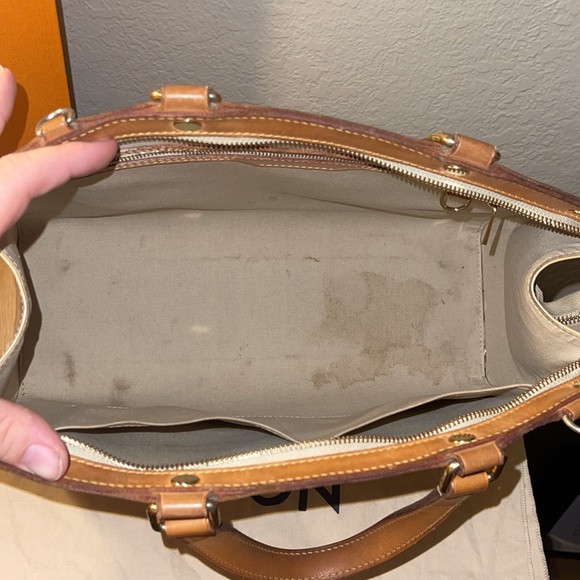 Authentic Louis Vuitton Vernis brea GM cream marshmallow tote everyday bag - Picture 12 of 15